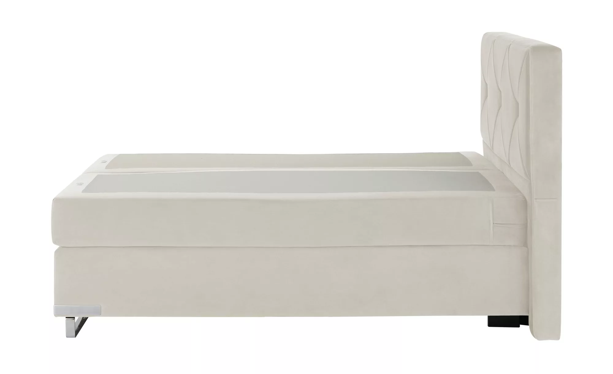 Gallery M Boxspringbett Standardversion Dubai ¦ creme ¦ Maße (cm): B: 177 H günstig online kaufen