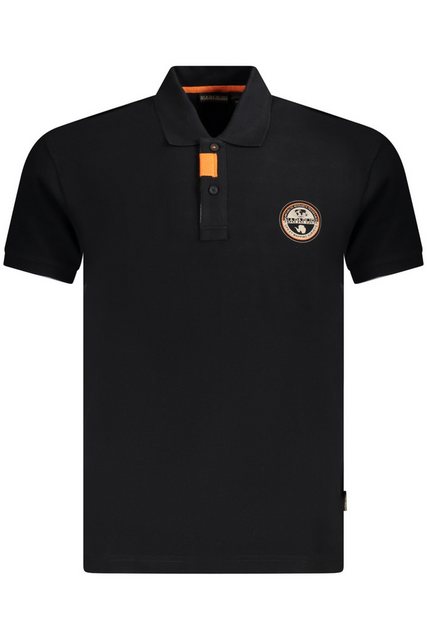 Napapijri Poloshirt Herren Poloshirt Schwarz: Kurzarm, Entspannt günstig online kaufen