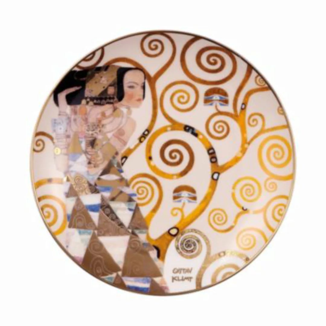 Goebel "Wandteller Gustav Klimt - ""Die Erwartung""" bunt günstig online kaufen
