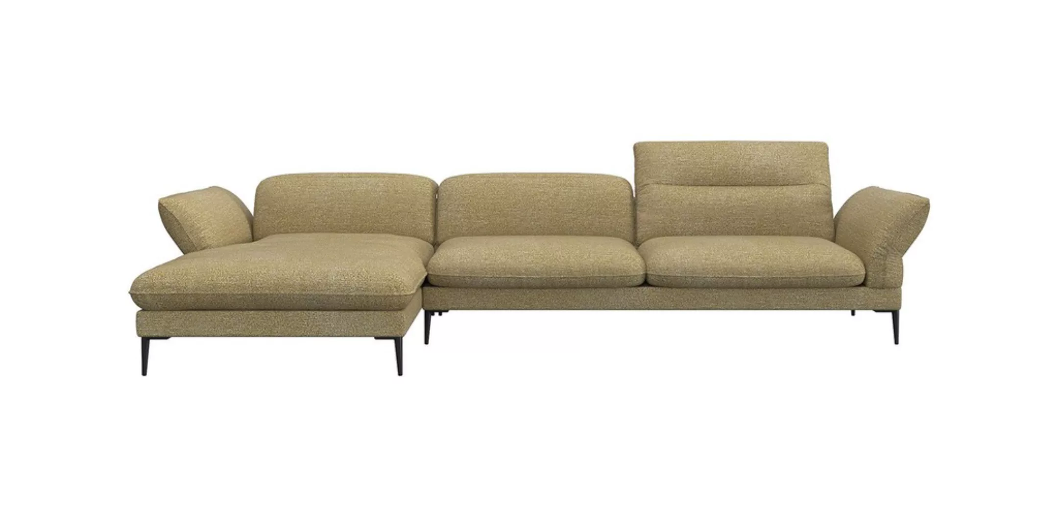 FLEXLUX Ecksofa "Salino, Funktionssofa mit Recamiere, Relaxsofa, Ecksofa", günstig online kaufen