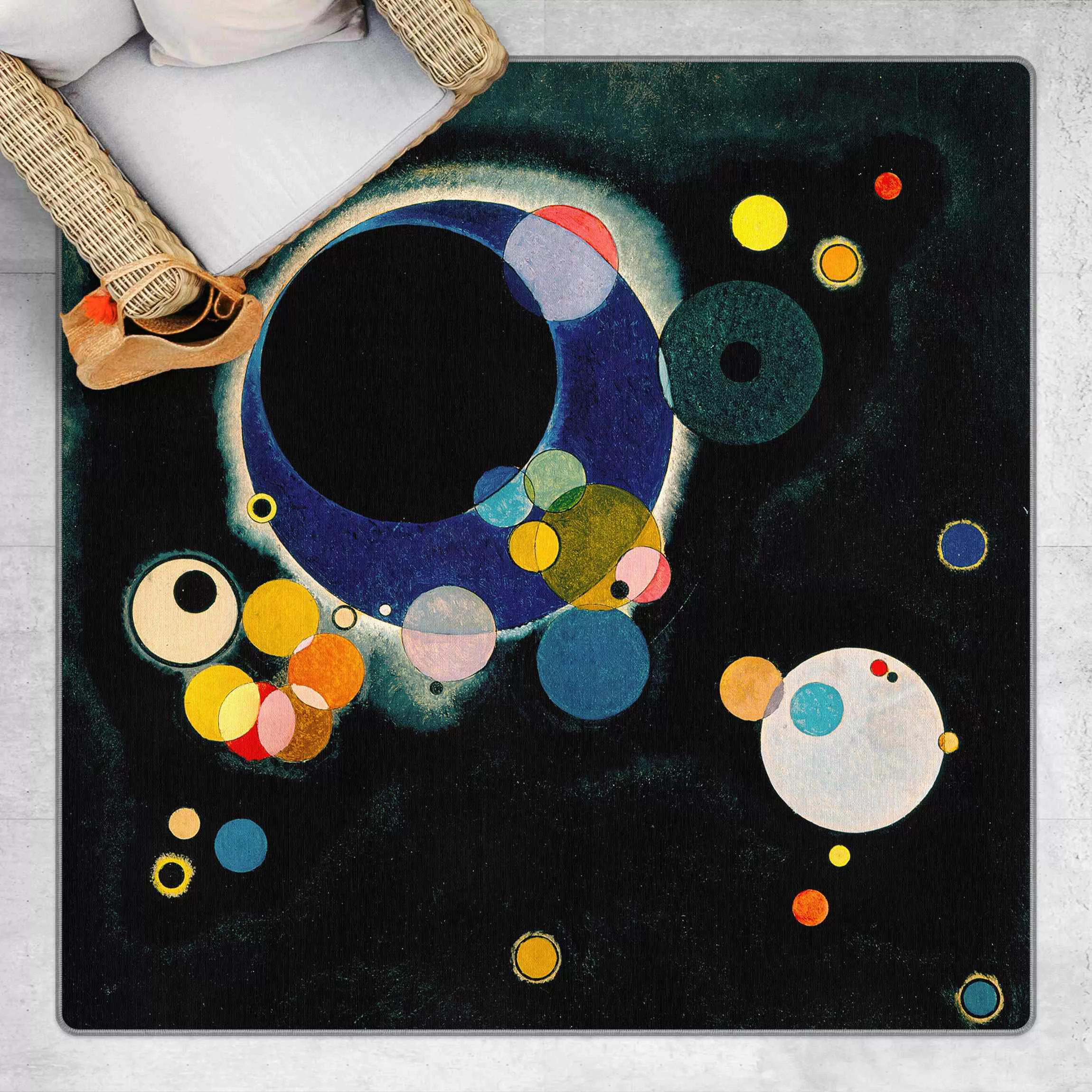 Teppich Wassily Kandinsky - Skizze Kreise günstig online kaufen
