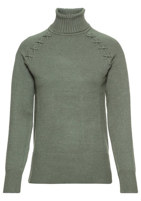 Laura Scott Rollkragenpullover, mit Flechtdetail-NEUE KOLLEKTION günstig online kaufen