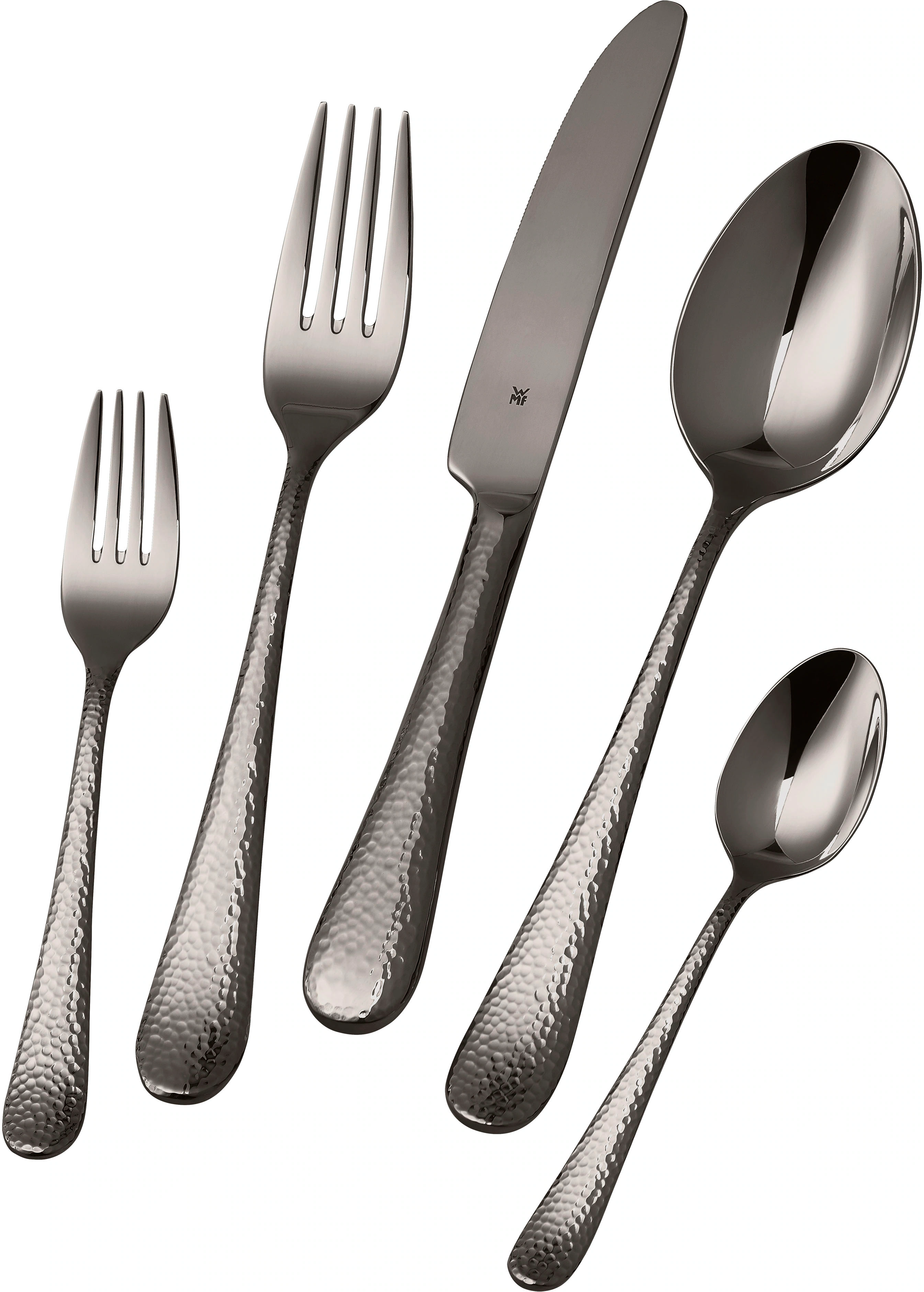 WMF Besteck-Set »Sitello«, (Set, 30 tlg.), geschmiedete Messer, farbecht, W günstig online kaufen