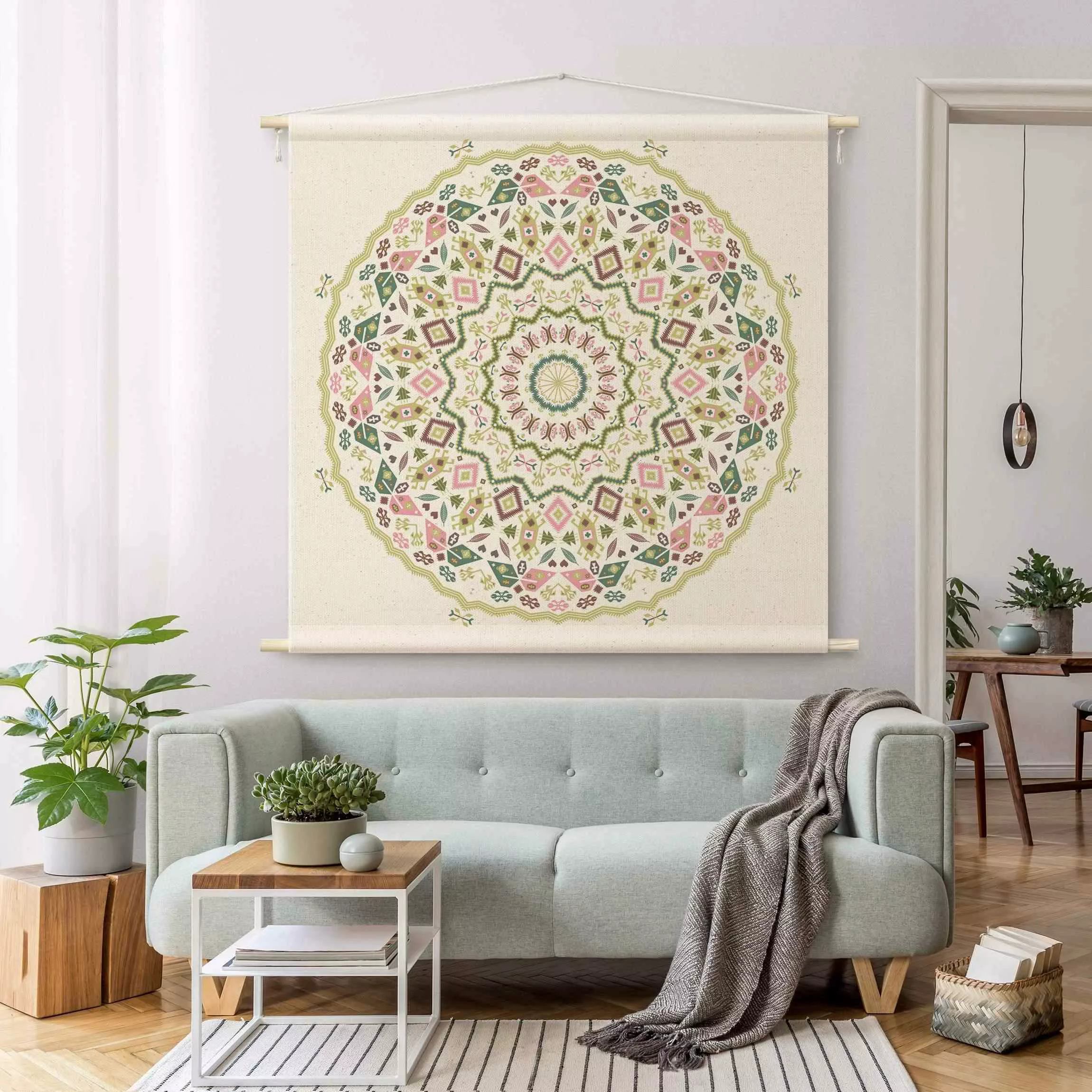 Wandteppich Azteken Boho Mandala günstig online kaufen