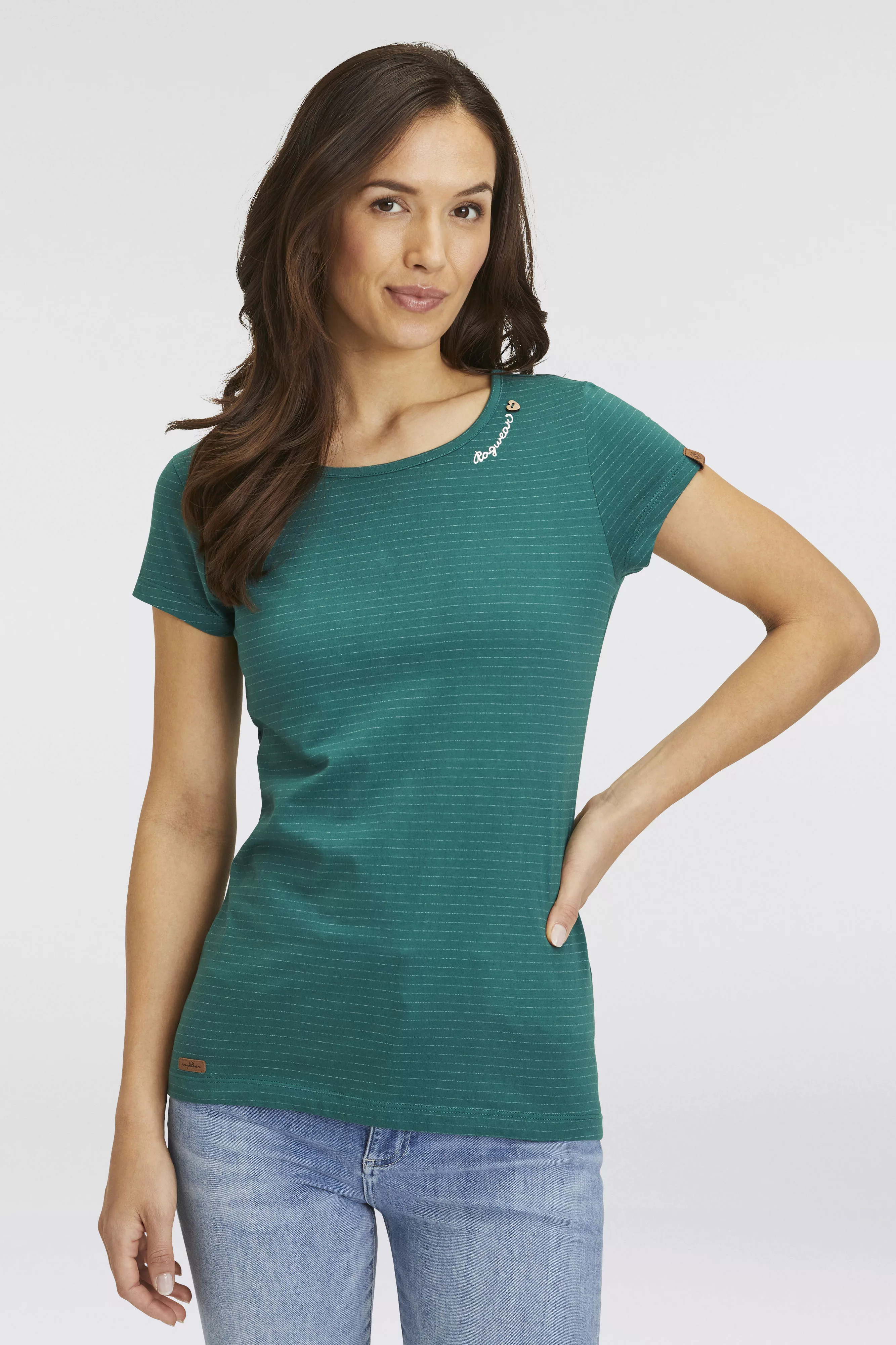 Ragwear T-Shirt MINT STRIPES O im Streifen-Ringel-Design günstig online kaufen