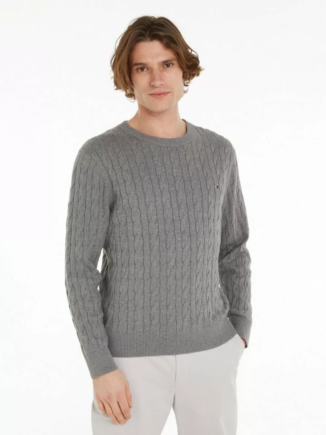 Tommy Hilfiger Strickpullover CLASSIC CABLE CREW NECK günstig online kaufen