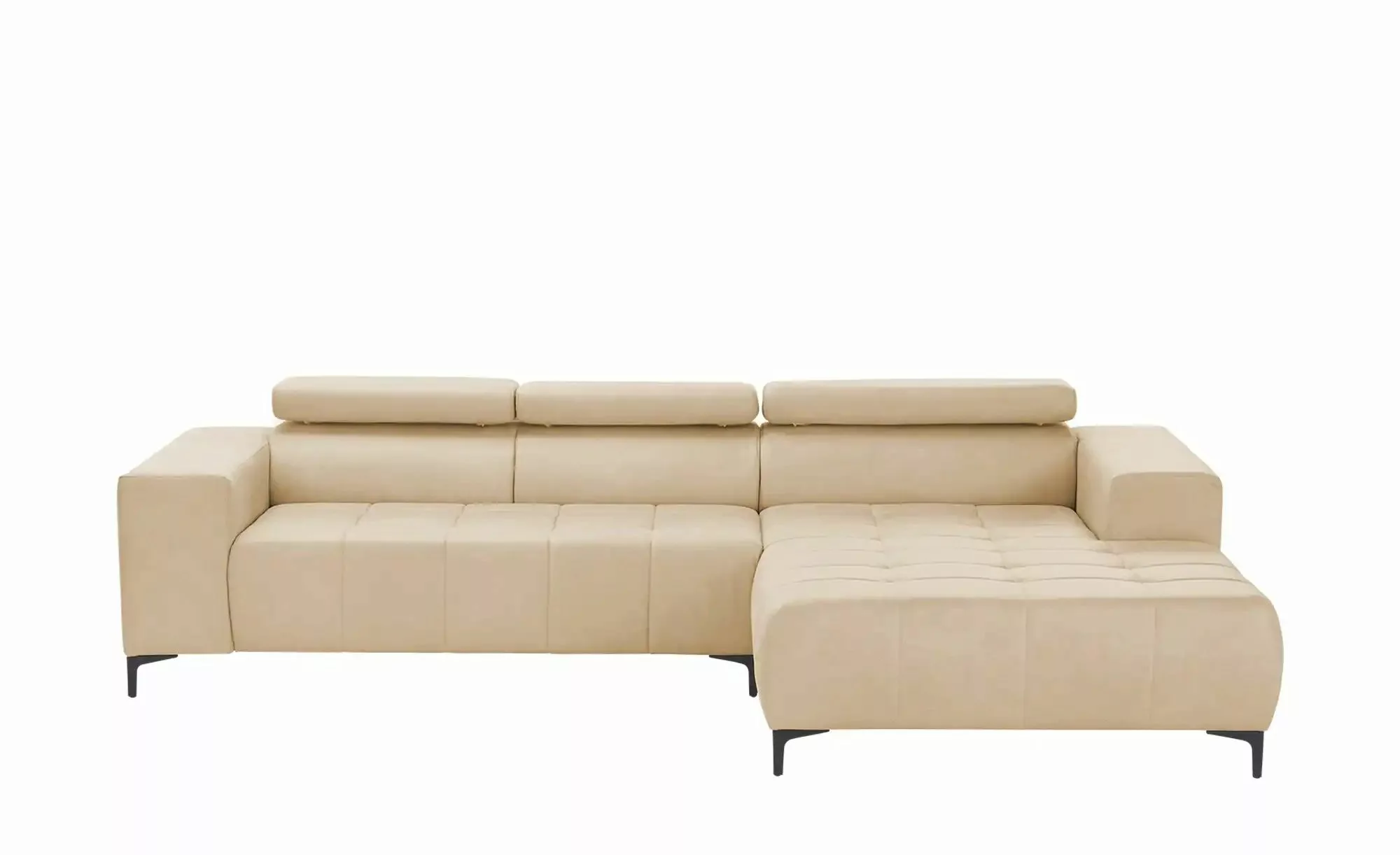 switch Ecksofa aus Mikrofaser Caro ¦ beige ¦ Maße (cm): B: 289 H: 93 T: 175 günstig online kaufen