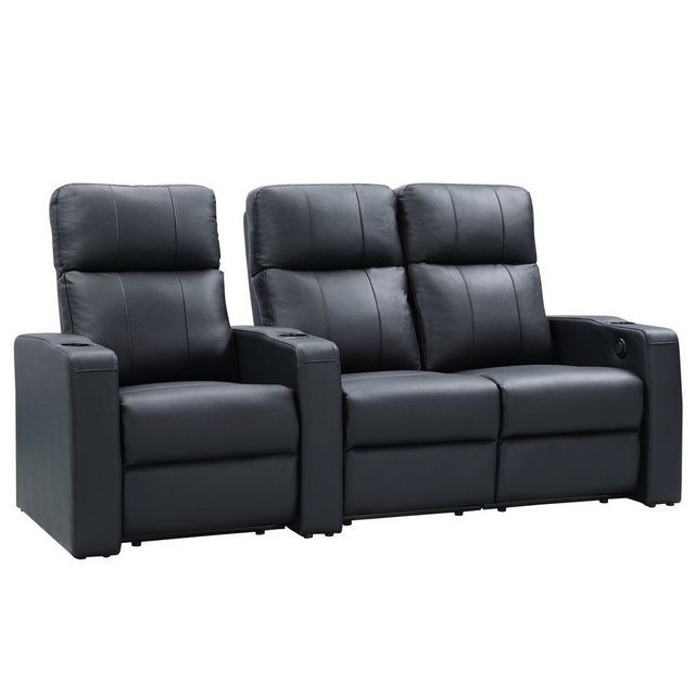 Zinea Sofa Zinea Kinosessel Baseline One - 3 Sitzer LR - Leder - elektrisch günstig online kaufen