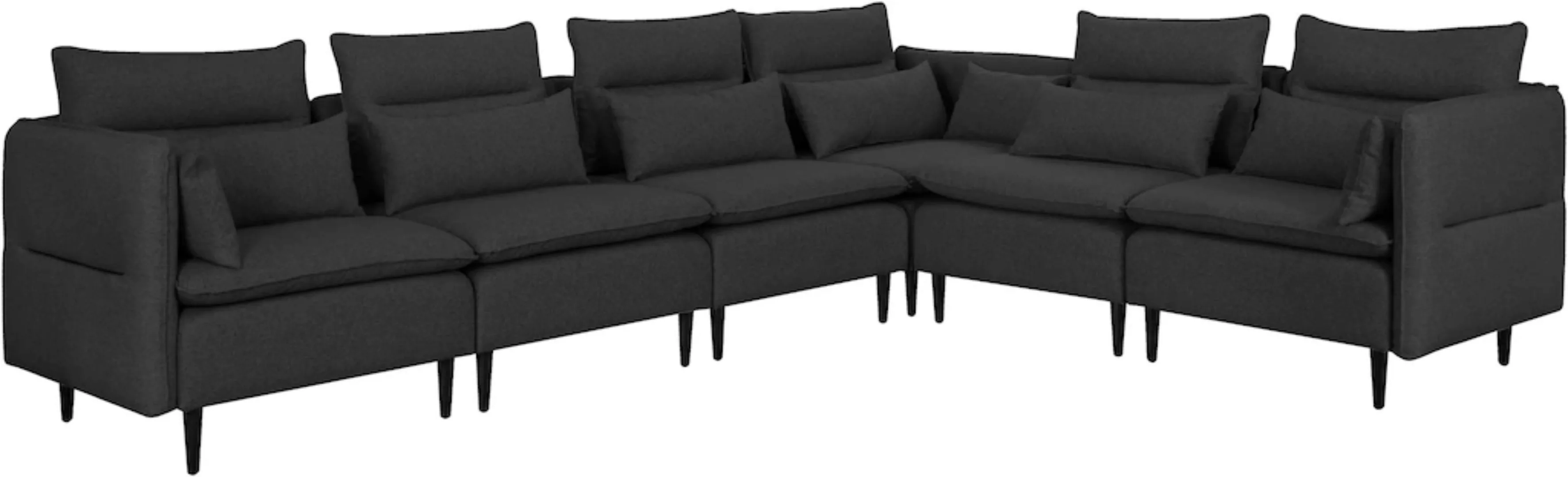 andas Ecksofa "ALVIK L-Form", zusammengesetzt aus Modulen, erweiterbar mit günstig online kaufen