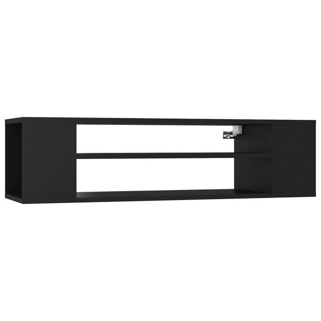 furnicato TV-Schrank TV-Hängeschrank Schwarz 100x30x26,5 cm Holzwerkstoff günstig online kaufen