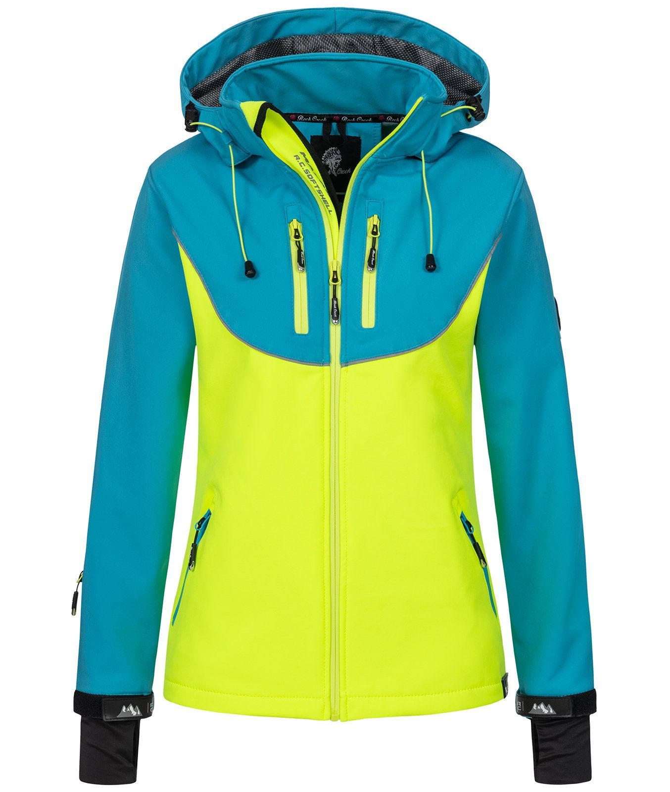Rock Creek Softshelljacke Damen Softshelljacke Wanderjacke günstig online kaufen