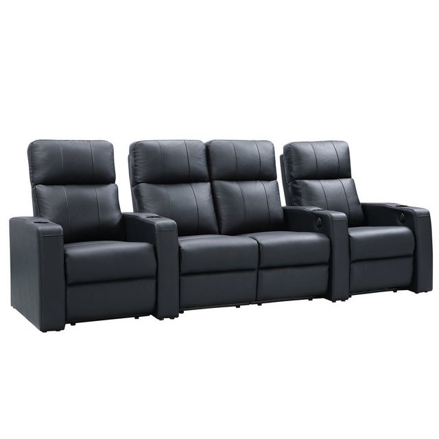 Zinea Sofa Zinea Kinosessel Baseline One - 4 Sitzer Love - Leder - elektris günstig online kaufen