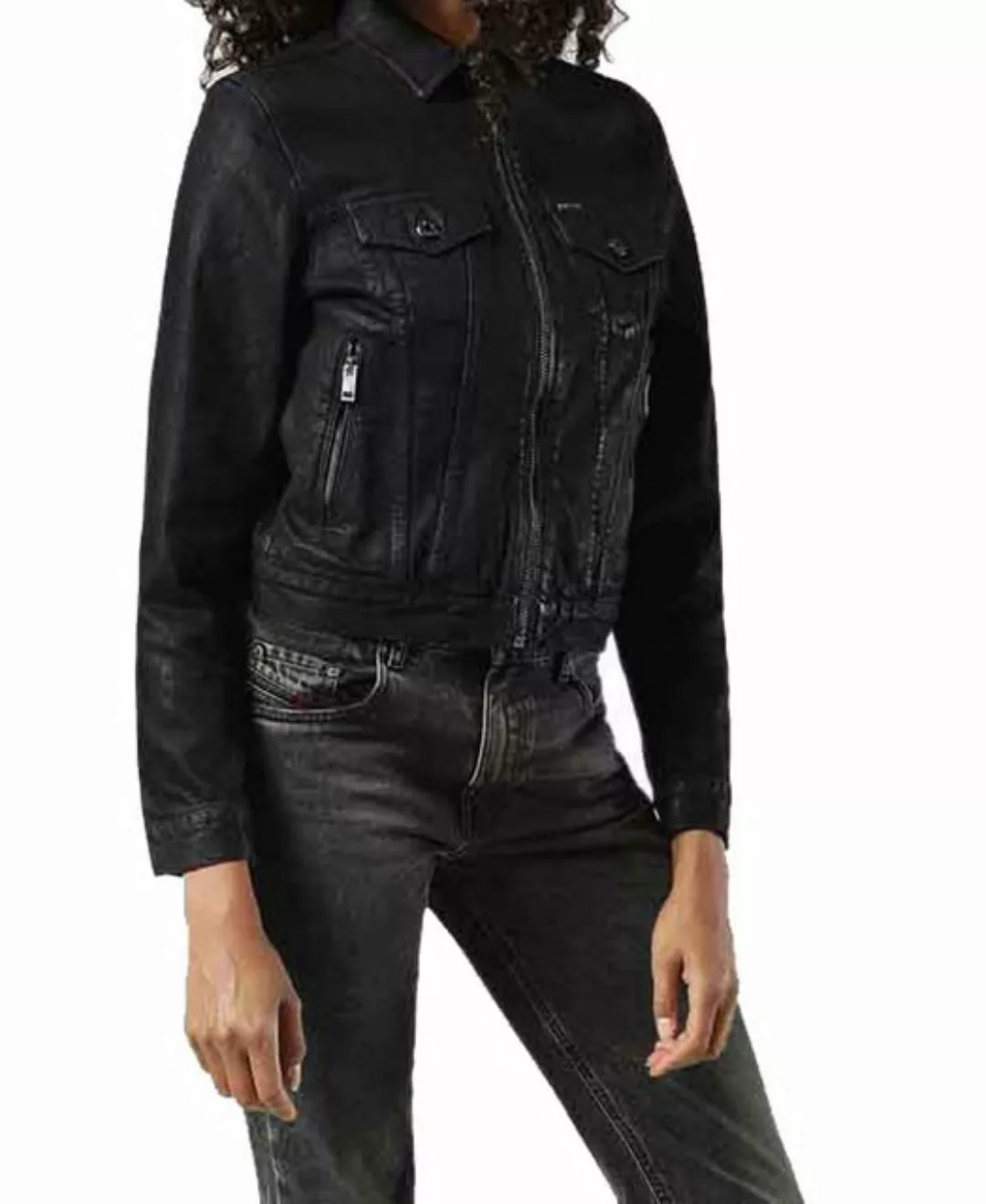 Diesel Jeansjacke Diesel DE-Saky 0859C Giacca Damen Jeansjacke günstig online kaufen