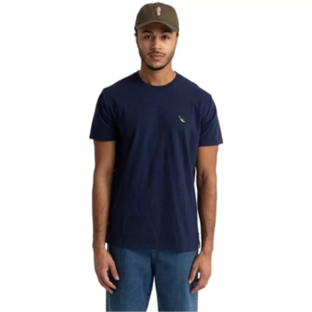 Revolution  T-Shirts & Poloshirts 1302 KEE T-Shirt - Navy Melange günstig online kaufen