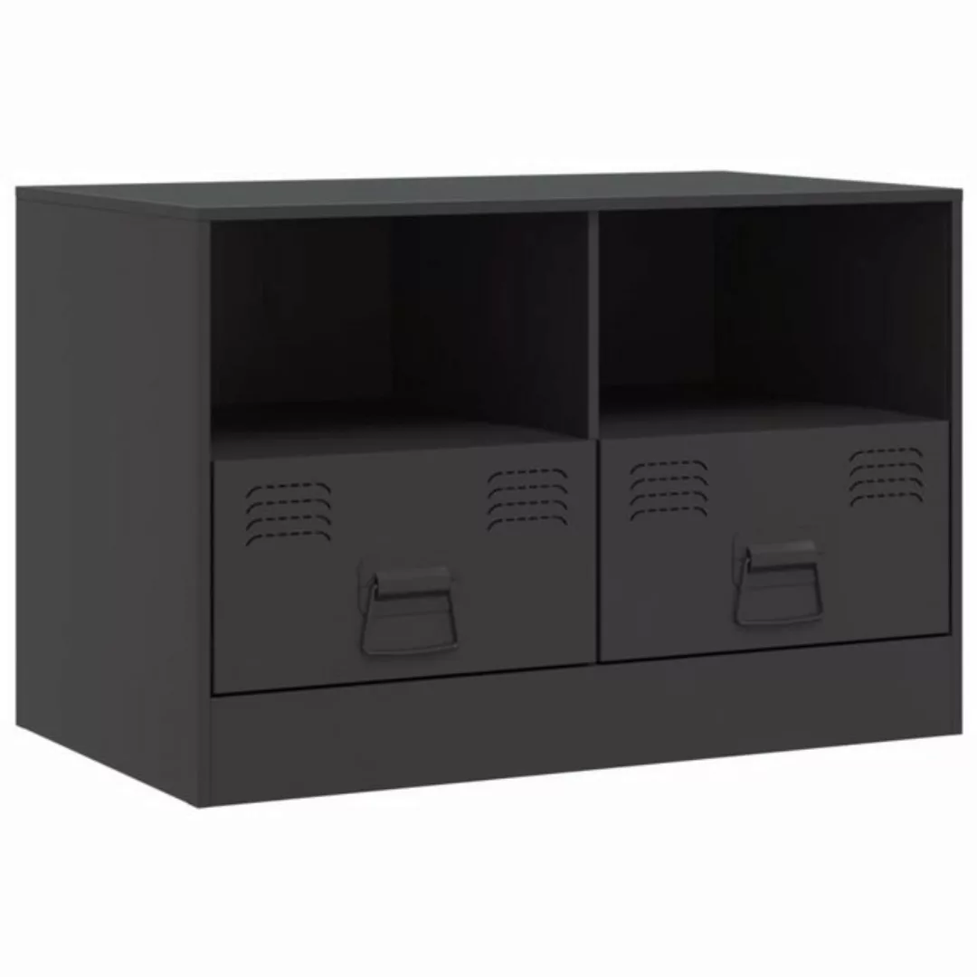 vidaXL TV-Schrank TV-Schrank Schwarz 67x39x44 cm Stahl (1-St) günstig online kaufen