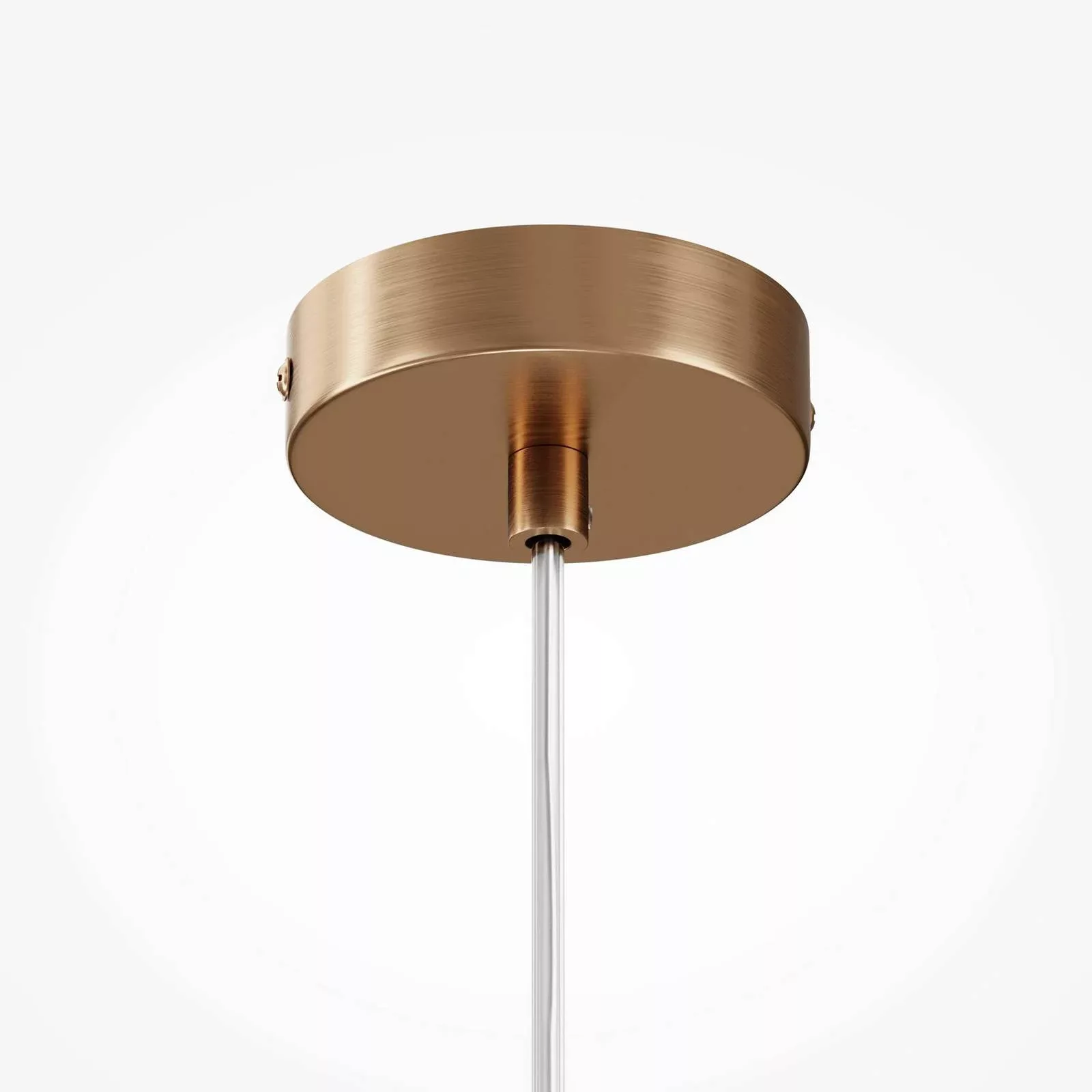 Maytoni Hängeleuchte Basic form, klar/gold, 1-flammig, Glas günstig online kaufen