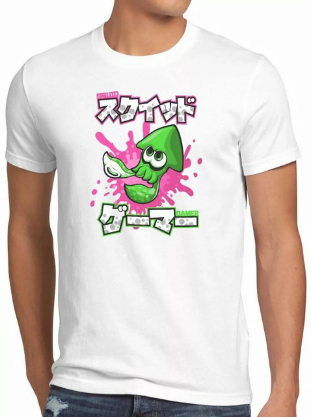 style3 Print-Shirt Herren T-Shirt Squid Gamer switch shooter gamer günstig online kaufen