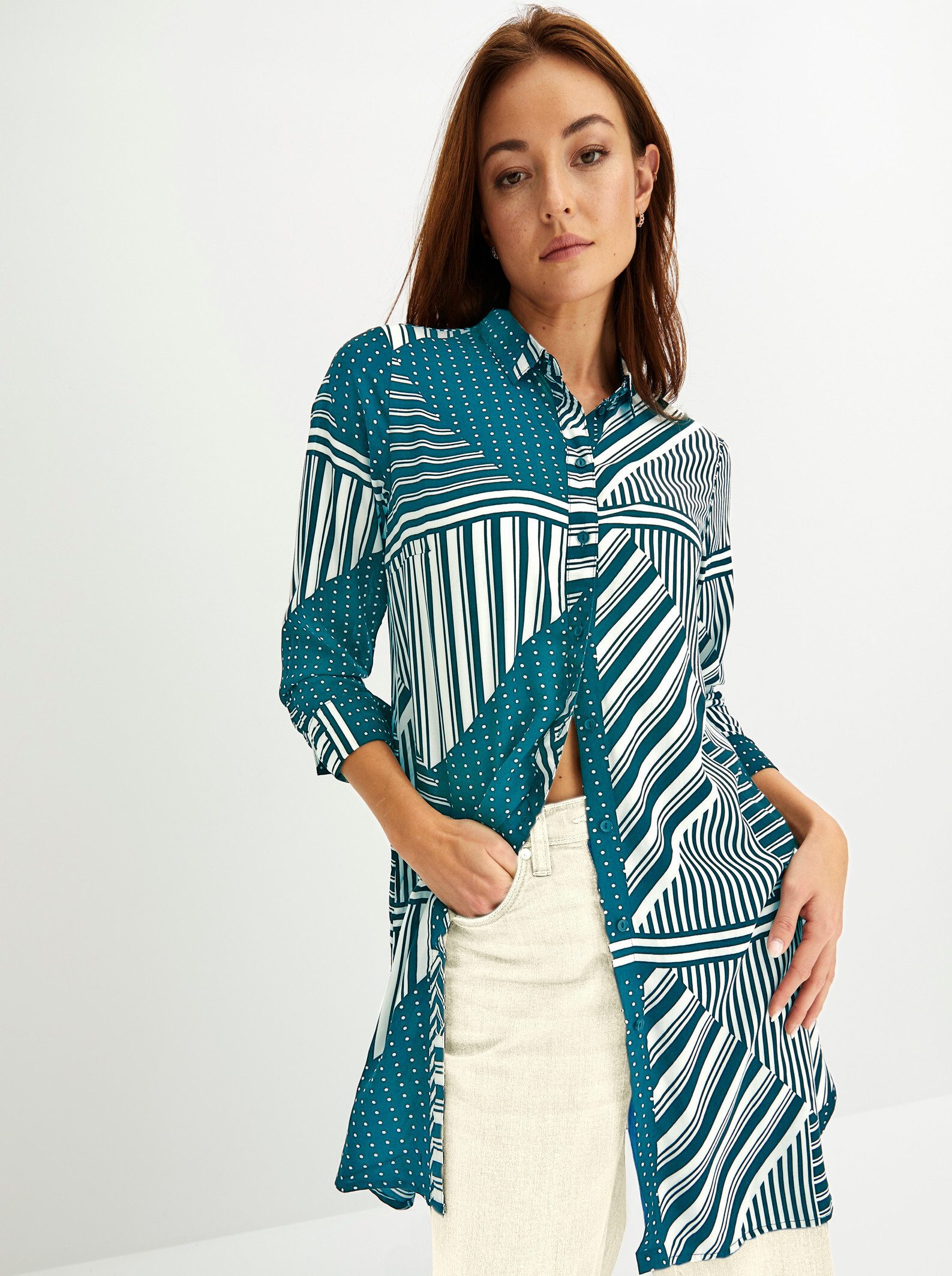 Witt Klassische Bluse Longbluse günstig online kaufen