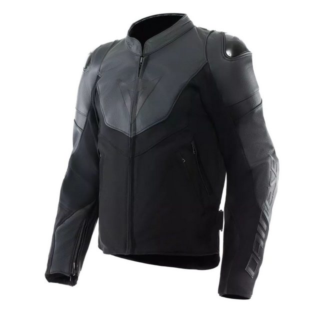 Dainese Motorradjacke Dainese Iperattiva Lederjacke schwarz/schwarz 54 günstig online kaufen