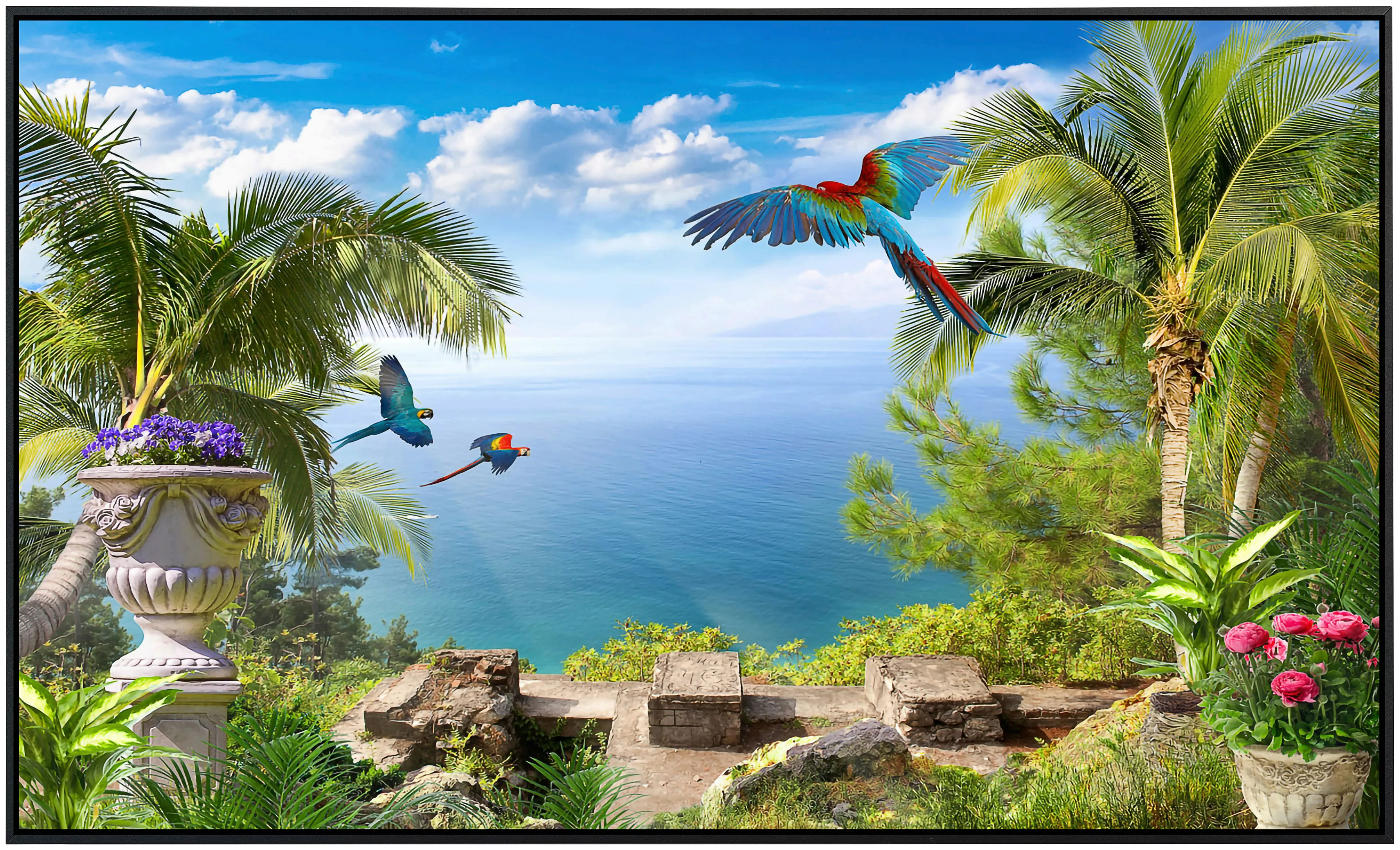 Papermoon Infrarotheizung »Tropische Landschaft« günstig online kaufen