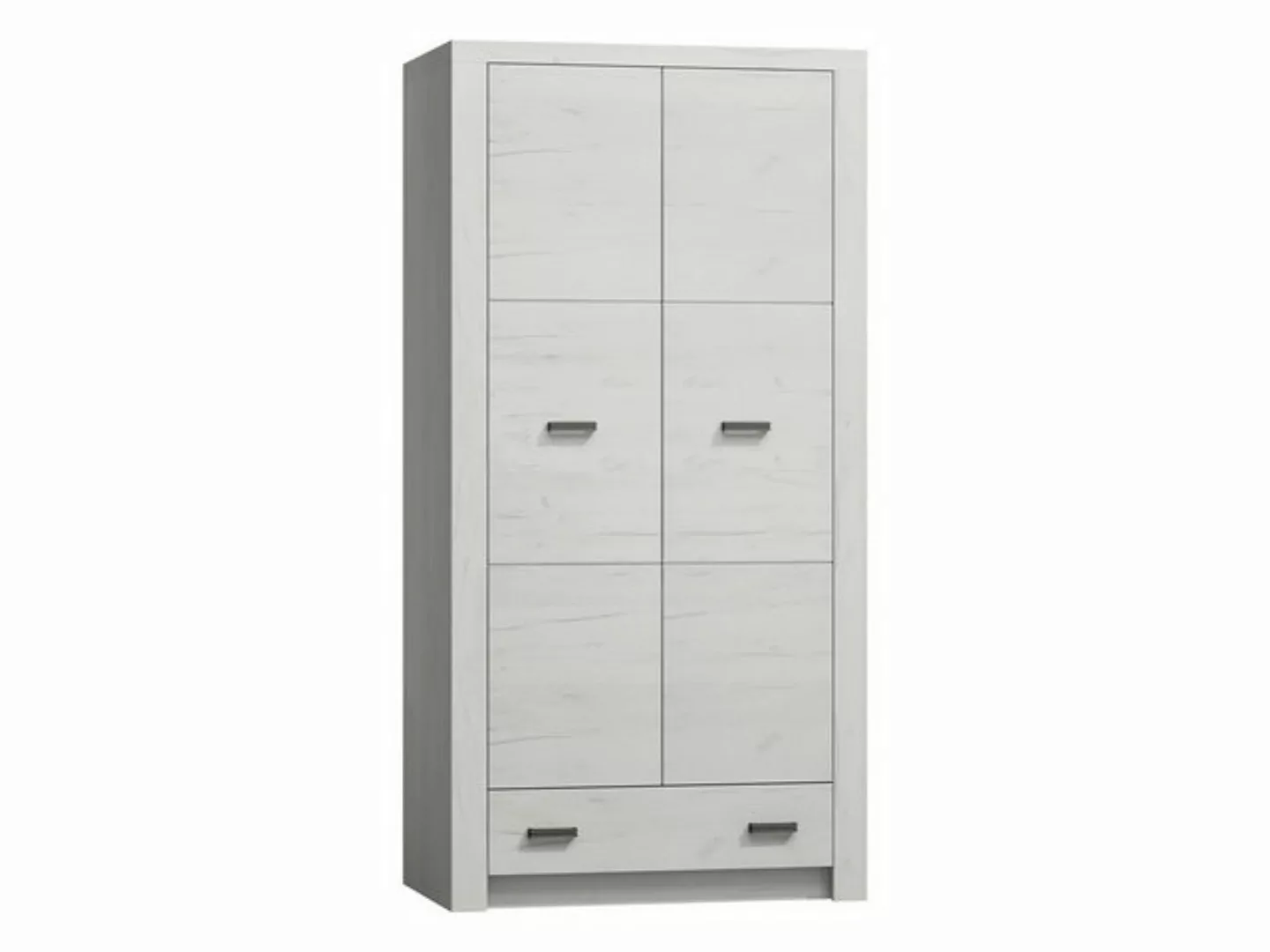 MIRJAN24 Kleiderschrank Indianapolis I01 (2-Drehtüren, Schublade) Metall Gr günstig online kaufen