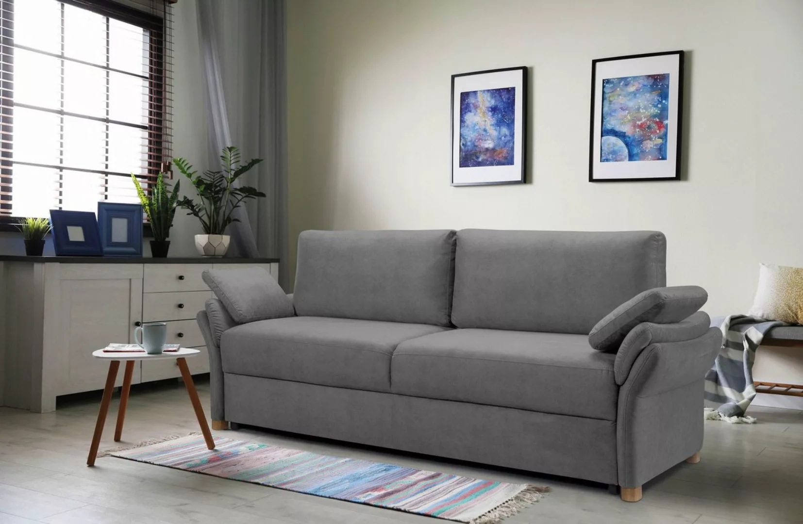 exxpo - sofa fashion 3-Sitzer hochwertiger Sitzaufbau für hohen Sitzkomfort günstig online kaufen