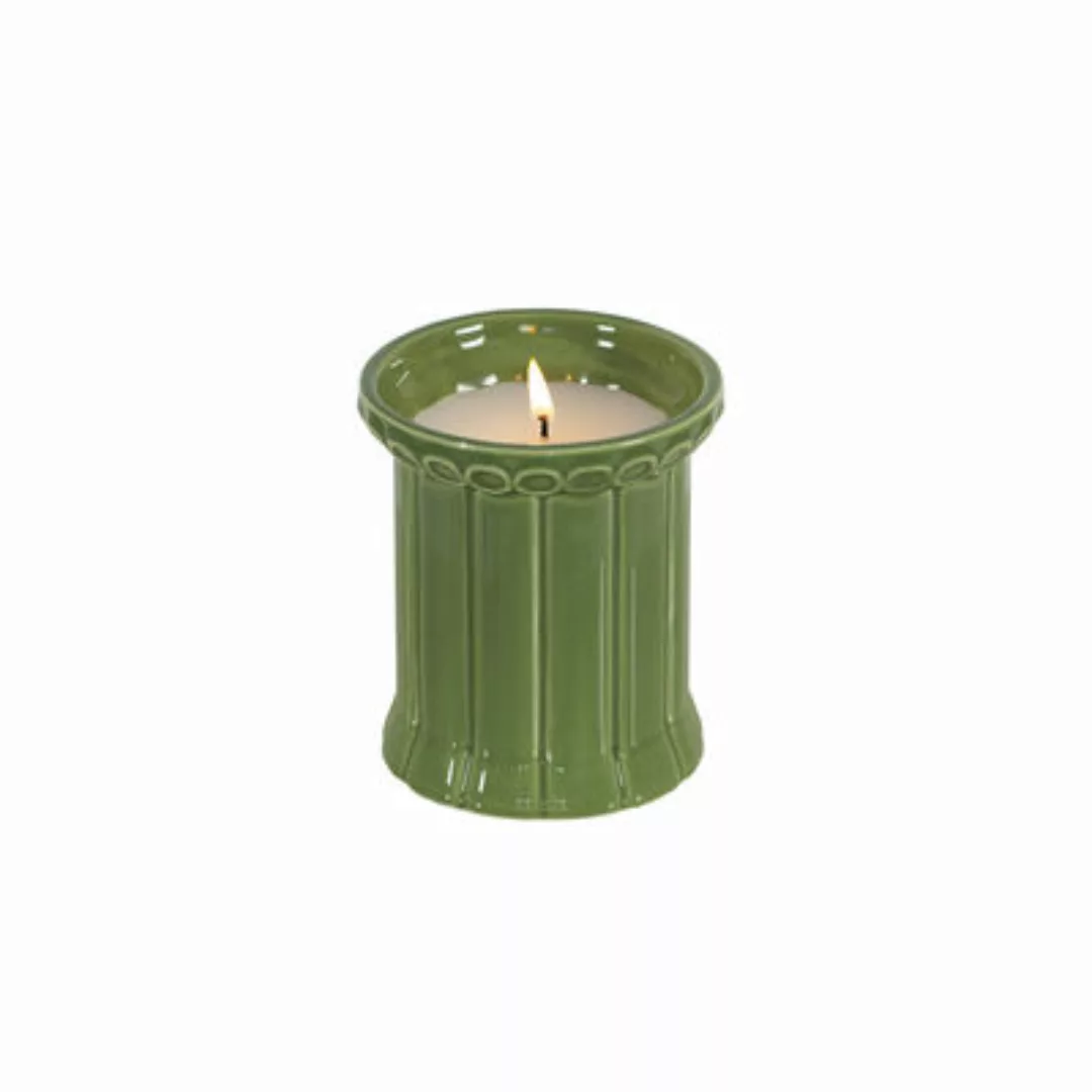 Parfumierte Kerze Carrousel keramik grün / Glasierte Keramik - Ø 9 x H 10 c günstig online kaufen