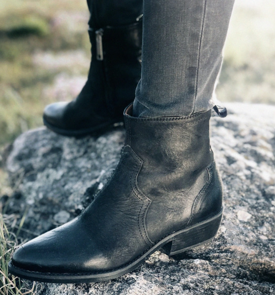 Jessie Boots, Vegetabil Gegerbtes Leder, Westernboots günstig online kaufen