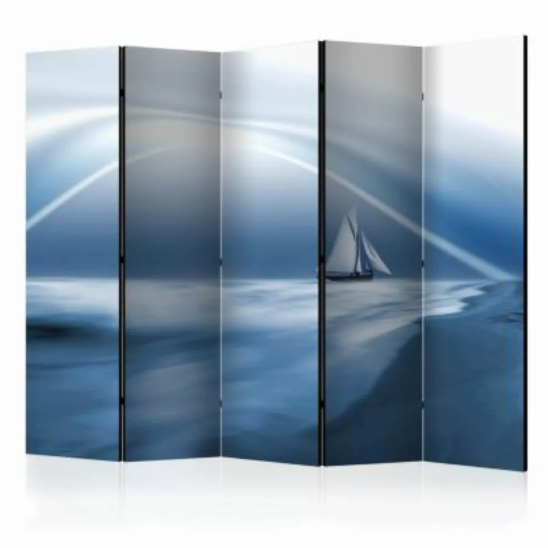 artgeist Paravent Lonely sail drifting II [Room Dividers] weiß-kombi Gr. 22 günstig online kaufen