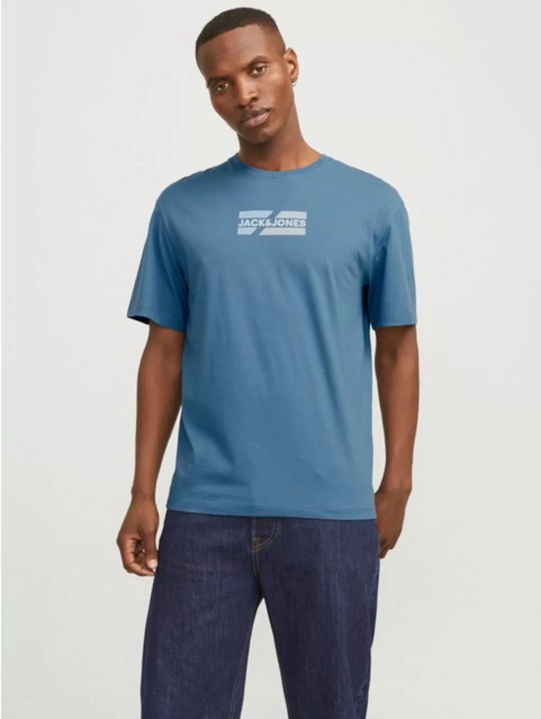 Jack & Jones Rundhalsshirt JJECORP GRAPHIC TEE SS O-NECK NOOS mit Logo Prin günstig online kaufen