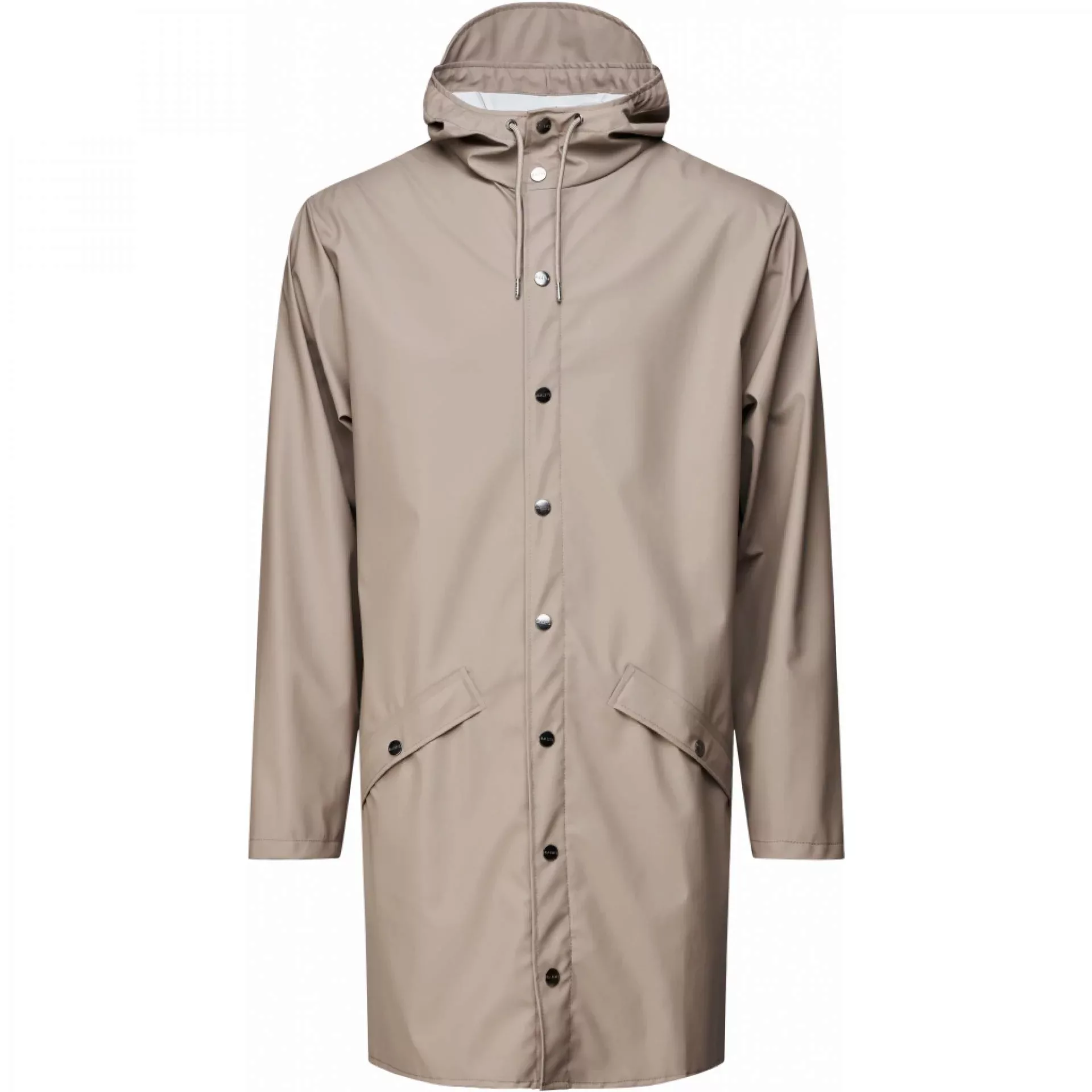 Rains Regenjacke Long Jacket Taupe XS günstig online kaufen