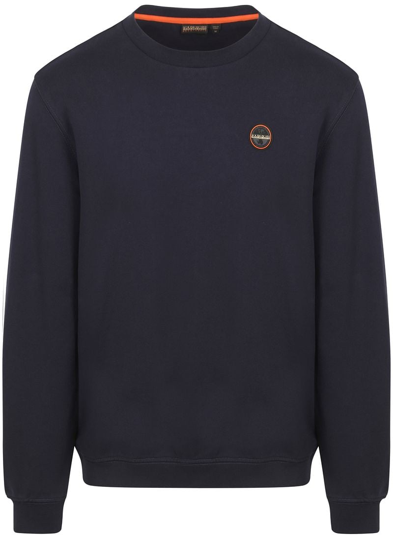 Napapijri Badge Sweater Navy - Größe L günstig online kaufen