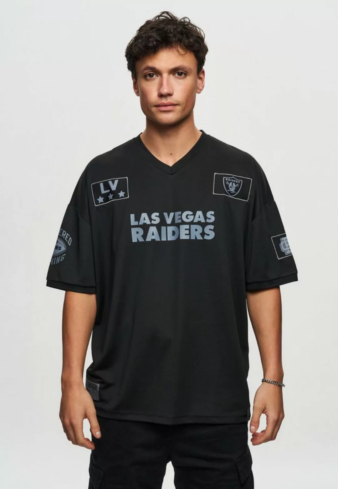 Recovered T-Shirt NFL Raiders LV 20 Oversized günstig online kaufen