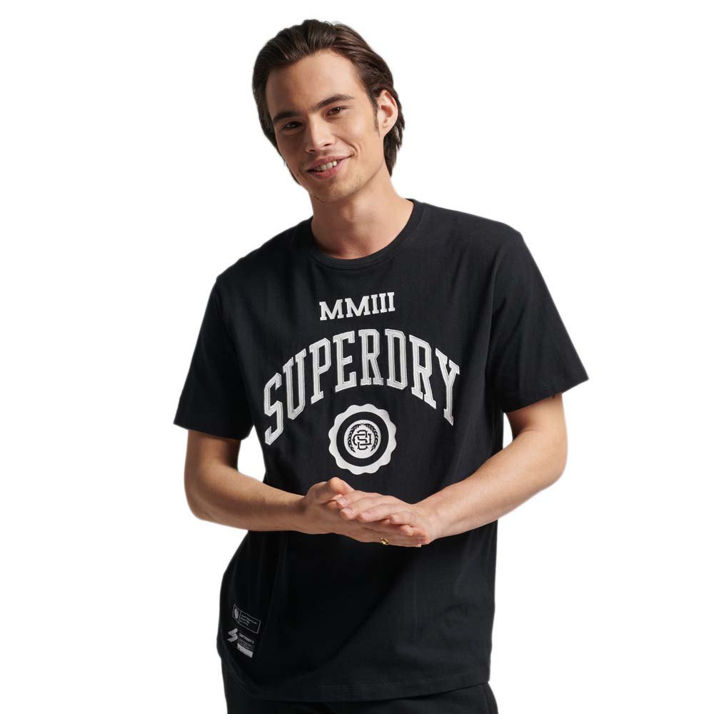 Superdry Code Varsity Arch Kurzärmeliges T-shirt XL Black günstig online kaufen