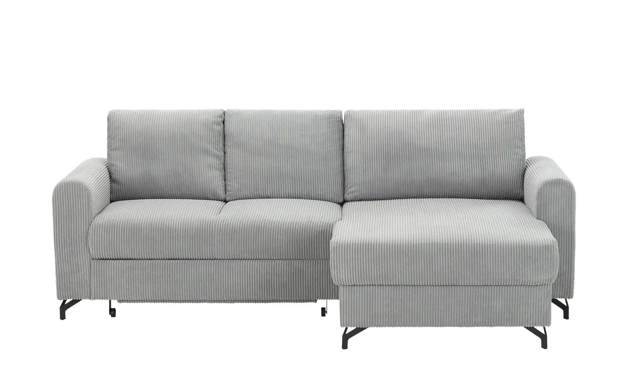 uno Ecksofa Cord Latina ¦ grau ¦ Maße (cm): B: 232 H: 110 T: 156.0 Polsterm günstig online kaufen