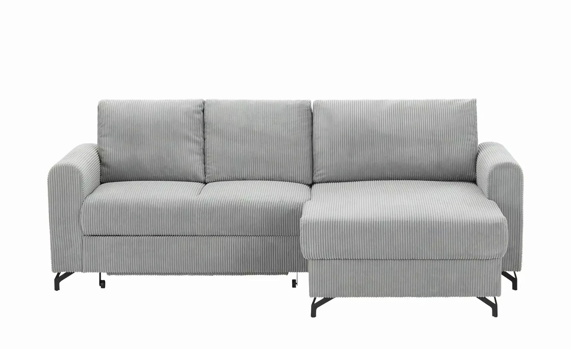 uno Ecksofa Cord Latina ¦ grau ¦ Maße (cm): B: 232 H: 110 T: 156.0 Polsterm günstig online kaufen