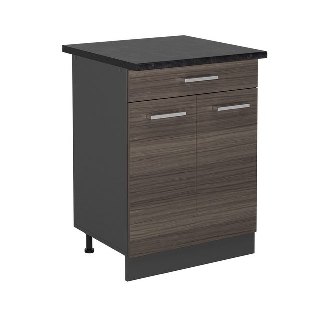 Vicco Unterschrank R-Line, Edelgrau/Anthrazit, 60 cm, AP Anthrazit günstig online kaufen