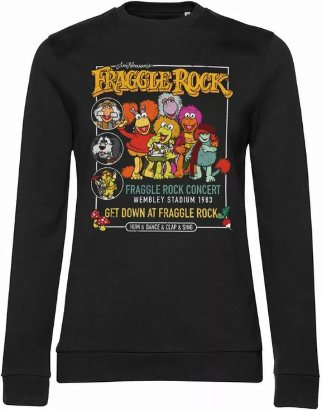 Fraggle Rock Rundhalspullover Concert Girly Sweatshirt günstig online kaufen