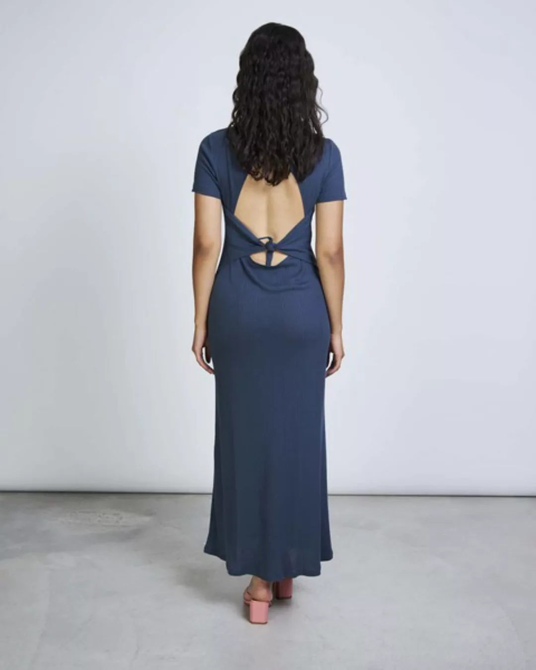 Kleid Vroni Gerippt Aus 100% Bio-baumwolle günstig online kaufen