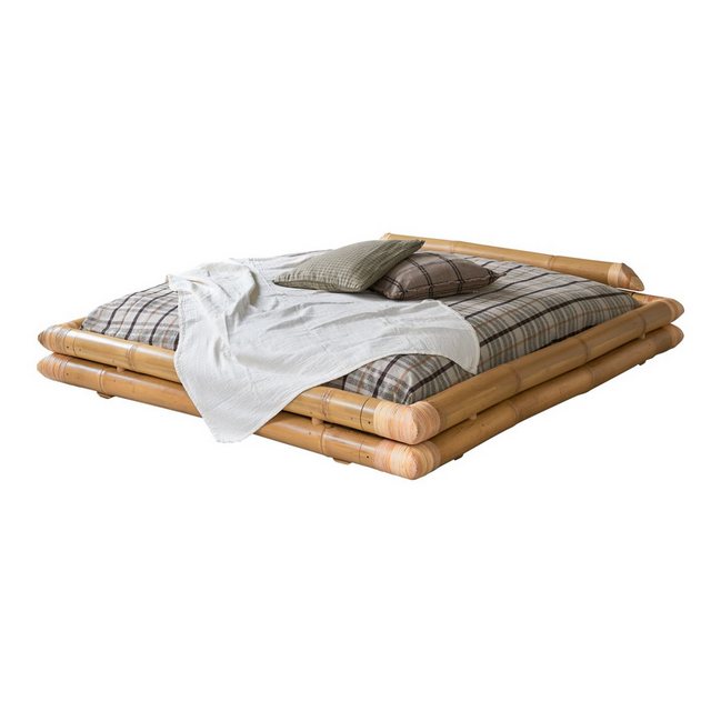 Tikamoon Massivholzbett Balyss Futonbett aus Bambus 160x200 cm günstig online kaufen