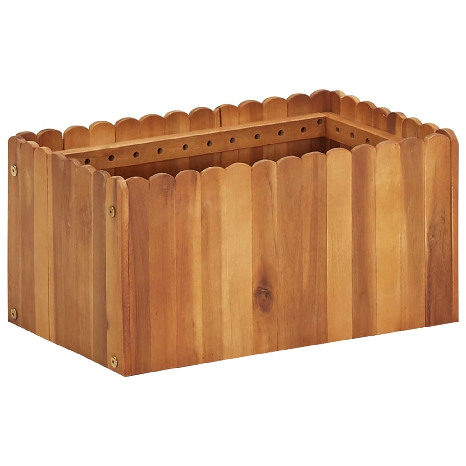 Garten-hochbeet 50 X 30 X 25 Cm Massivholz Akazie günstig online kaufen