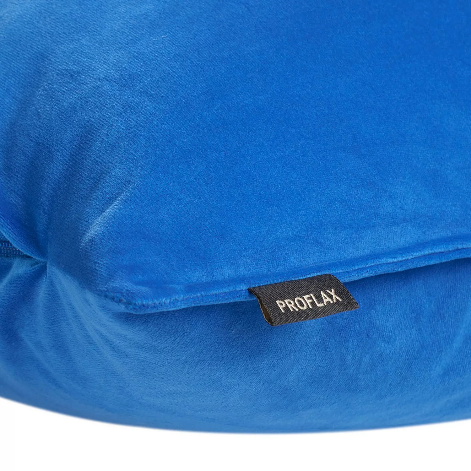 home24 Proflax Kissenbezug Milan Blau 50x50 cm (BxH) Samt günstig online kaufen