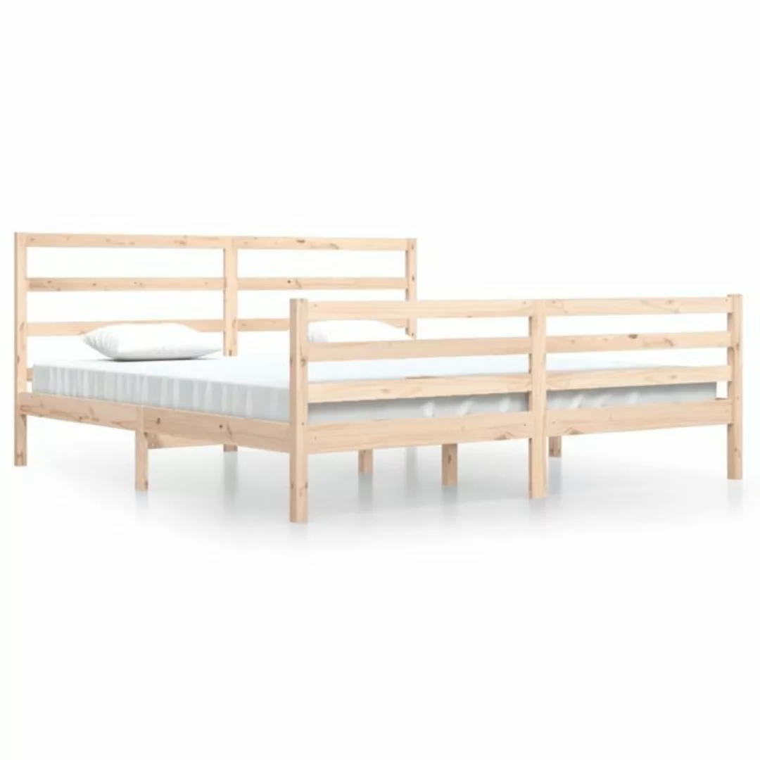 furnicato Bett Massivholzbett Kiefer 200x200 cm günstig online kaufen