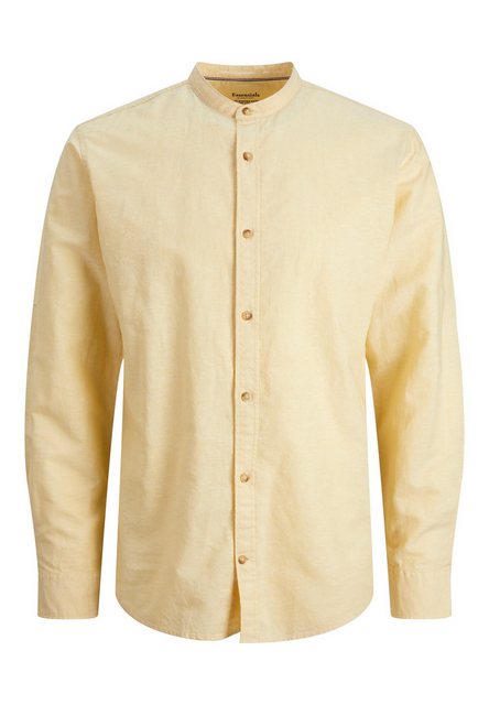 Jack & Jones Langarmhemd Hemd Unifarbenes Leinen-Hemd SUMMER BAND SHIRT L/S günstig online kaufen