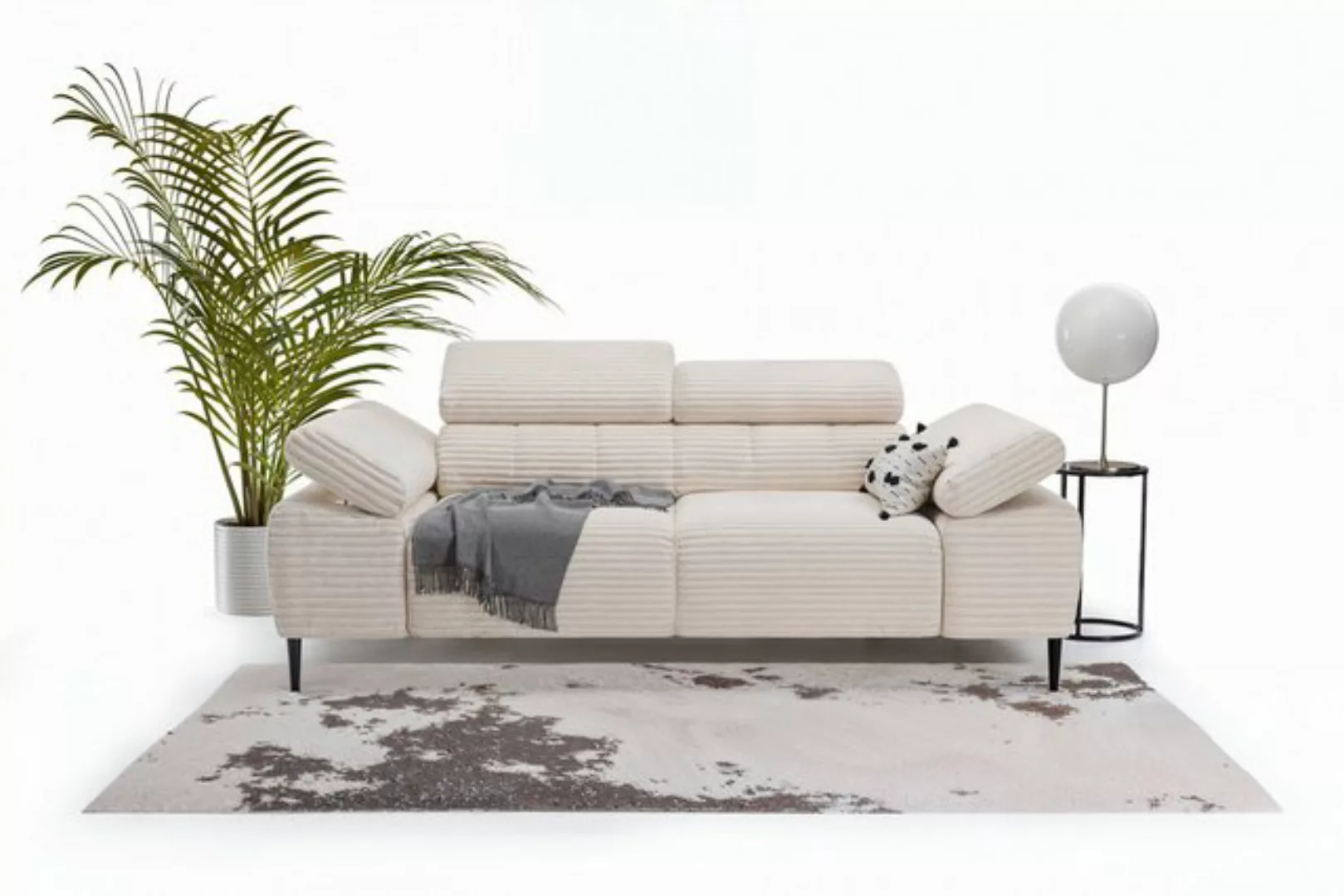 ROYAL24_MARKT Sofa - Komfortables Luxusdesign mit Schlaffunktion, Sofa  1 T günstig online kaufen