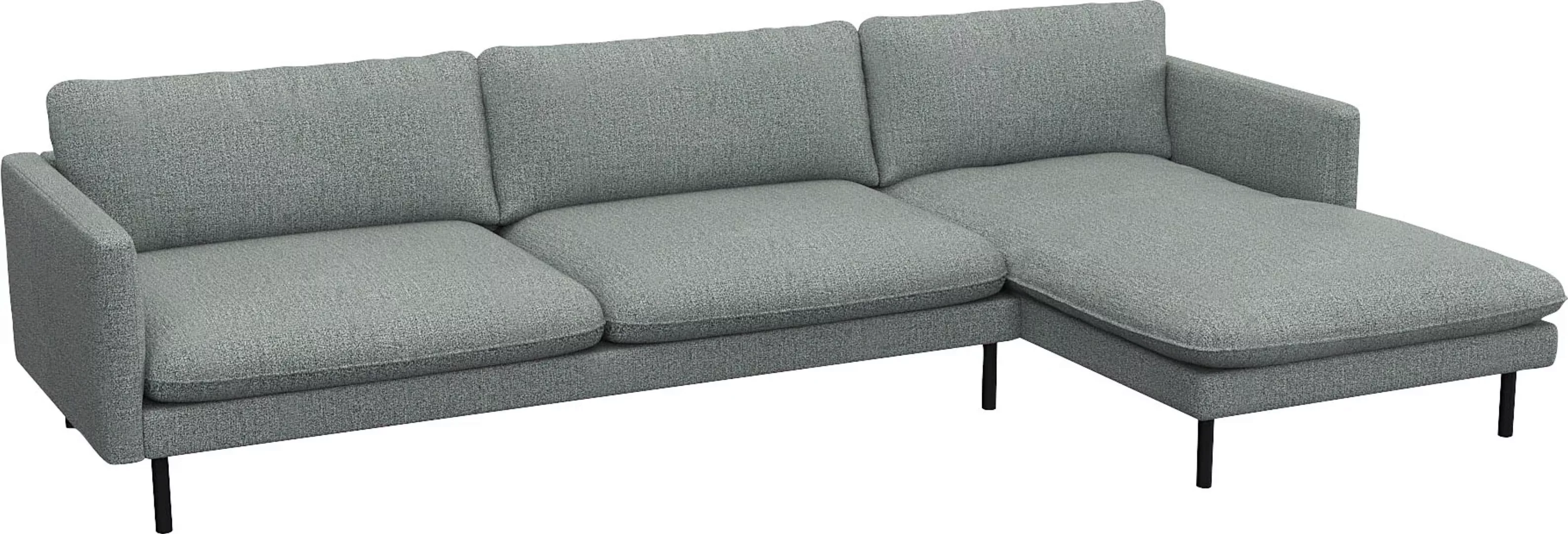FLEXLUX Ecksofa "Bolzano, elegant und bequem, L-Form", Sitzaufbau mit Kalts günstig online kaufen