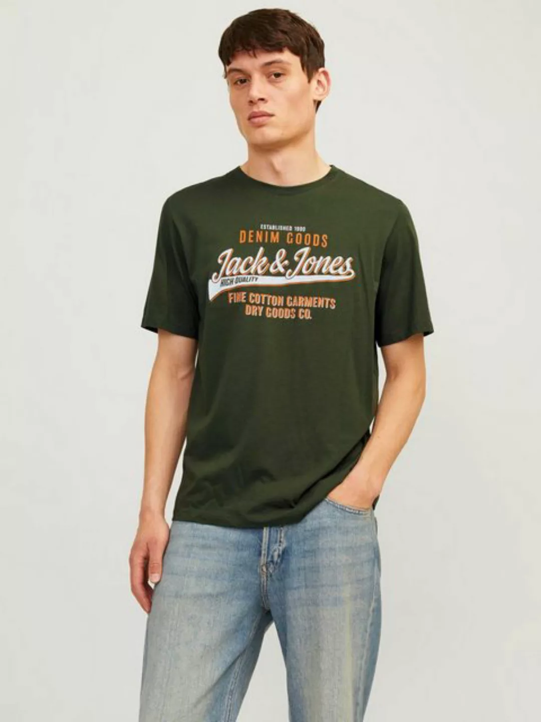 Jack & Jones T-Shirt JJELOGO TEE SS O-NECK 2 COL AW24 SN günstig online kaufen