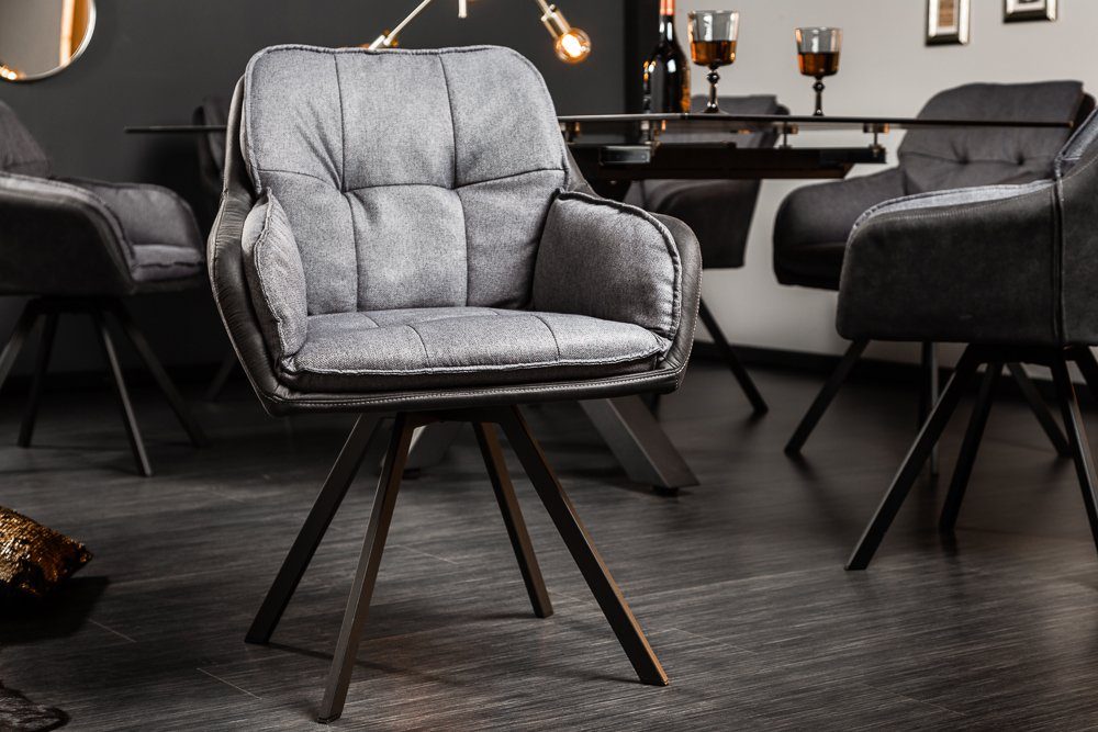 riess-ambiente Armlehnstuhl MR. LOUNGER anthrazit / günstig online kaufen