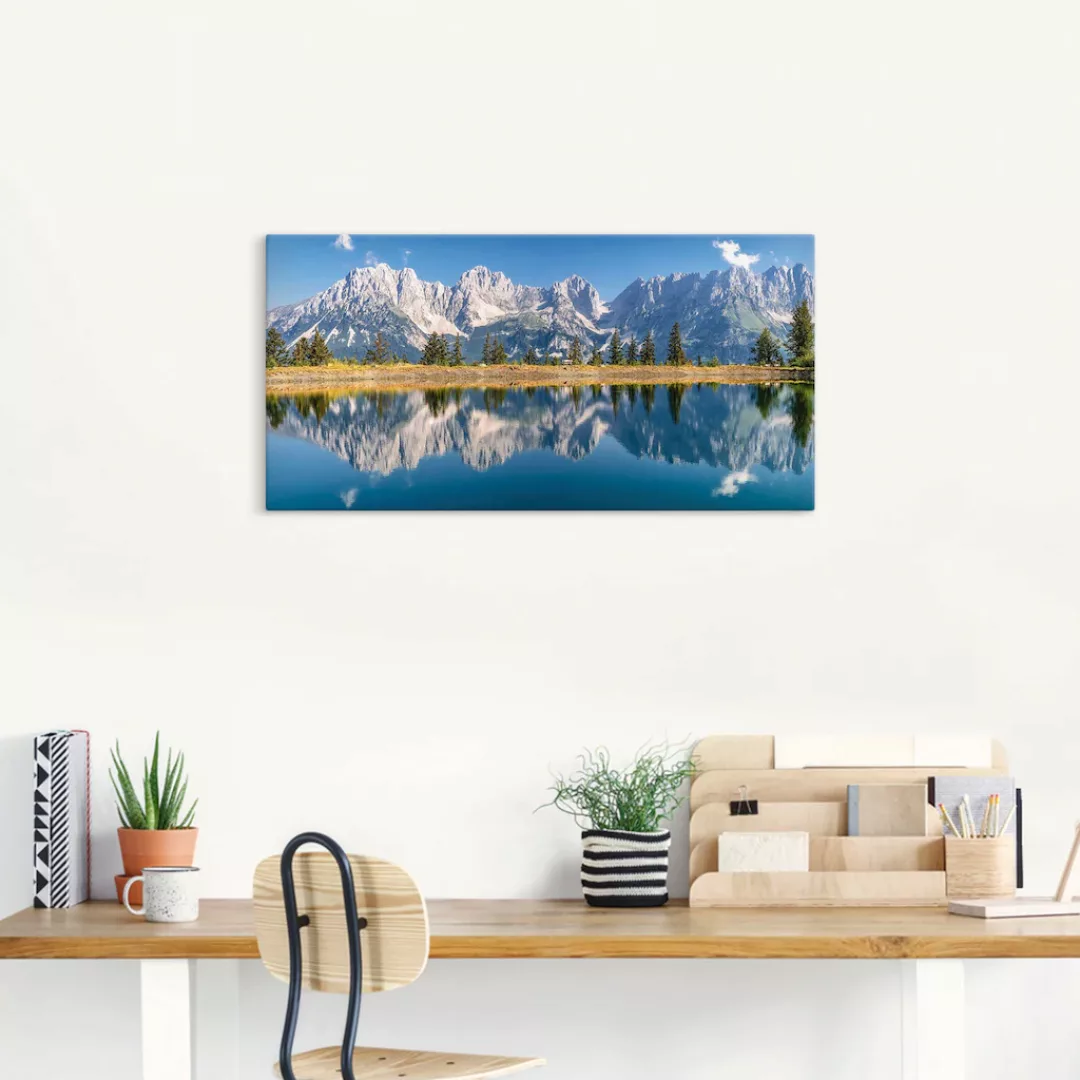 Artland Wandbild "Kaisergebirge Tirol", Berge & Alpenbilder, (1 St.), als A günstig online kaufen