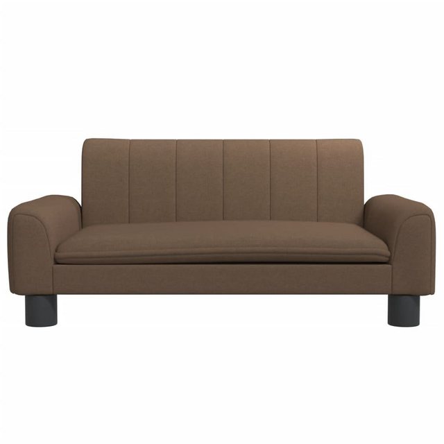 vidaXL Kindersofa Kindersofa Braun 70x45x30 cm Stoff Kindercouch Kindermöbe günstig online kaufen